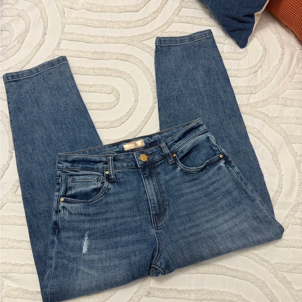 Kut from the Kloth Medium Wash Straight Leg Jeans - Picture 3 of 14